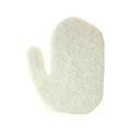 Popular Life Kleen Mitt, Fine Grade Scouring Pad White Mitt Refill, Left Hand PL-MS-KMWM-5-LHRF-36